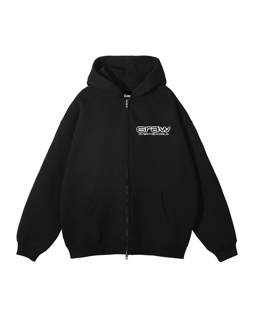 Black Zip Hoodie 6raw OverTheWorld Part2
